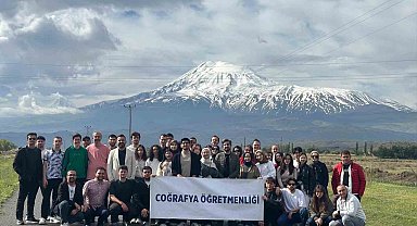 Geleceğin coğrafya öğretmenlerinden Kuzeydoğu Anadolu'da saha araştırması