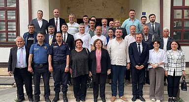 Germencik'te protokol ve vatandaşlar bayramlaşma programında buluştu