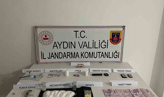 Germencik'te uyuşturucu baskını: 5 gözaltı