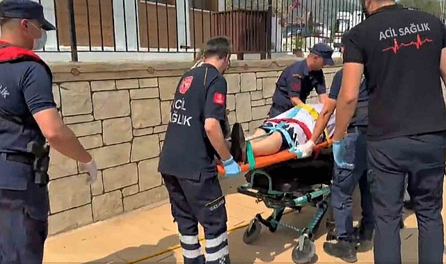 Gezi teknesinde yaralanan vatandaşa Sahil Güvenlikten tıbbi tahliye