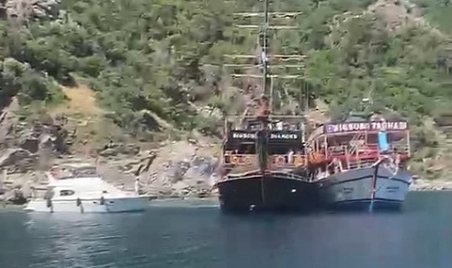 Gezi teknesindeki tahliye anına ait görüntüler ortaya çıktı