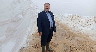 Giresun'da mayıs ayında kar mücadelesi