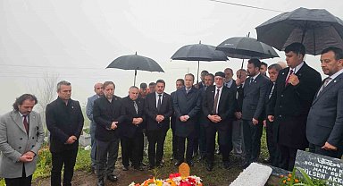 Giresun'da öldürülen genç başkan için Erbakan'dan taziye ziyareti