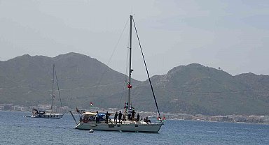 Global Sumud filosu Marmaris'ten Gazze'ye doğru yola çıkıyor