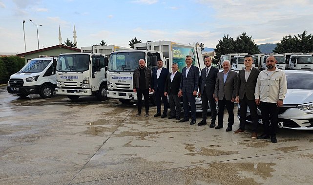 Gölcük'ün araç filosu 5 yeni araçla güçlendirildi