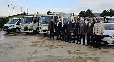 Gölcük'ün araç filosu 5 yeni araçla güçlendirildi