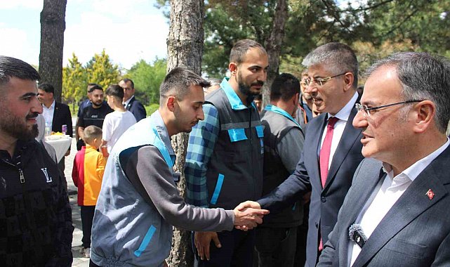 Hacılar'da bayramlaşma programı düzenlendi