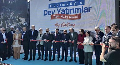 Hadımköy'de yapımı tamamlanan Kültür Merkezi törenle açıldı
