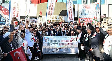 HAK-İŞ Genel Başkanı Mahmut Arslan coşkuyla karşılandı