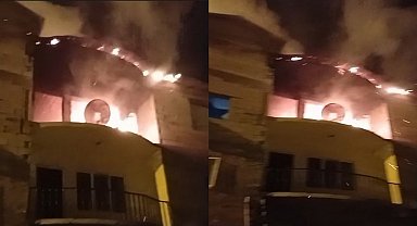 Hakkari'de korkutan ev yangını