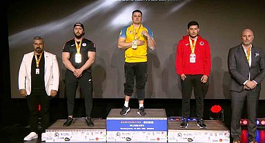Haliliyeli sporcu Avrupa üçüncüsü oldu