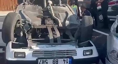 Hastane kavşağında kaza: 5 yaralı