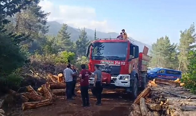 Hatay'da ormanı yangını çıktı