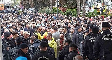 Havza'da "afet bölgesi" çağrısı: Vatandaşlardan belediye önünde tepki