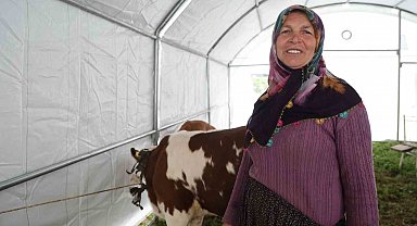 Hayriye Teyze'nin yüzü devlet desteğiyle güldü
