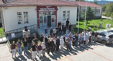 Hisarcık'ta 'Ölçme Aletlerinin Kullanımı ve Drone ile Harita Uygulaması' konulu konferans verildi