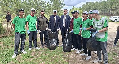 Hisarcık'ta orman yangınlarının önlenmesine yönelik "Orman Benim" etkinliği