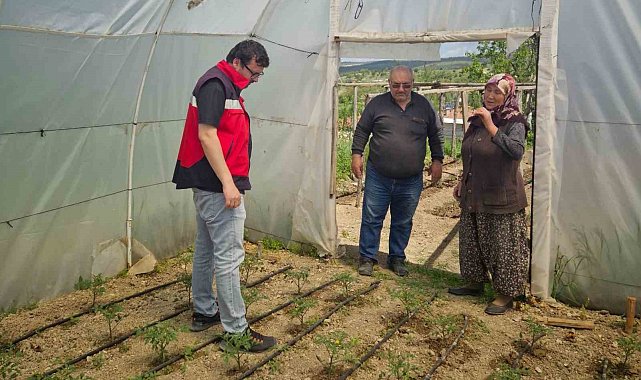 Hisarcık'ta üreticiler sebze yetiştiriciliği konusunda bilgilendirildi