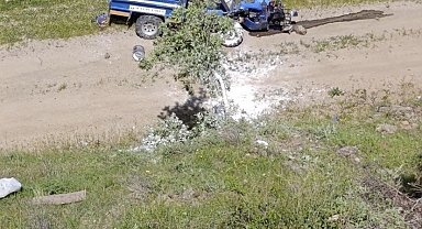 Hizan'da otomobil ile tarım aracı çarpıştı: 1 yaralı