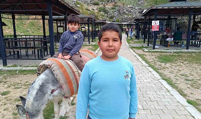 Homurlu'da eşek turları başladı