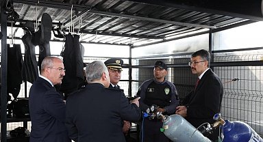 İçişleri Bakan Yardımcısı Çelik, Deniz Polisi Eğitim Merkezi'nde incelemelerde bulundu