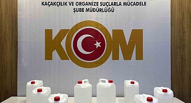 İlkadım'da 40 litre kaçak etil alkol ele geçirildi