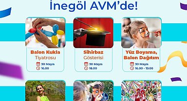 İnegöl AVM'den 15'inci yıla özel etkinlikler