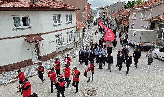 İnönü'de 107. Yıl Gençlik Yürüyüşü düzenlendi