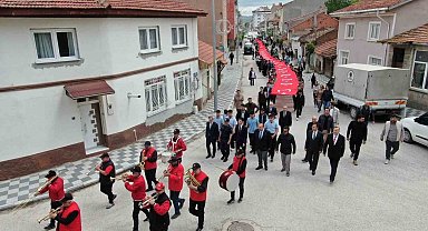 İnönü'de 107. Yıl Gençlik Yürüyüşü düzenlendi