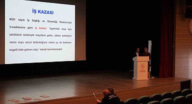 İş sağlığı ve güvenliği eğitimleri tamamlandı