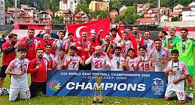 İşitme Engelliler U23 Milli Takımı, dünya şampiyonu oldu