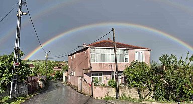 İstanbul'da gökkuşağı sürprizi