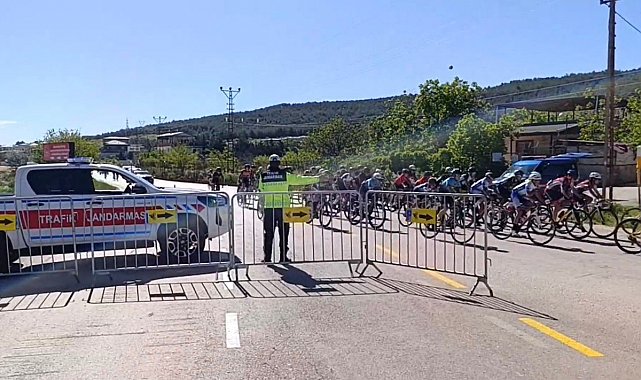 Jandarmadan bisiklet yarışlarında geniş güvenlik önlemleri