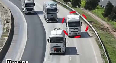 Jandarmadan dron destekli trafik denetimi: Bin 346 araca ceza