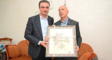Kahraman gazilere bayram ziyareti
