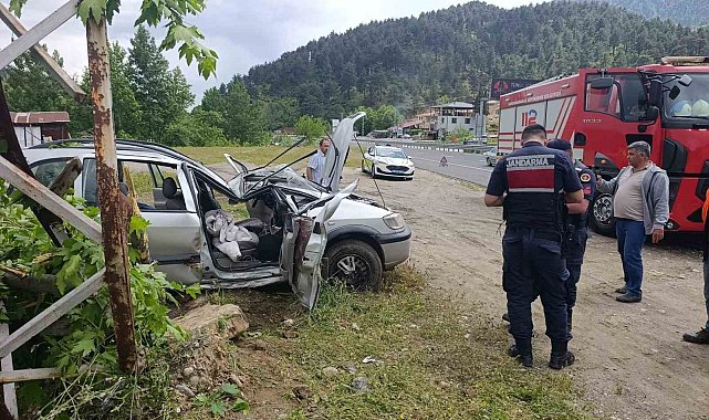 Kahramanmaraş'ta trafik kazası: 1 yaralı