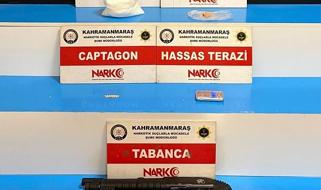 Kahramanmaraş'ta uyuşturucu operasyonu: 1 tutuklama