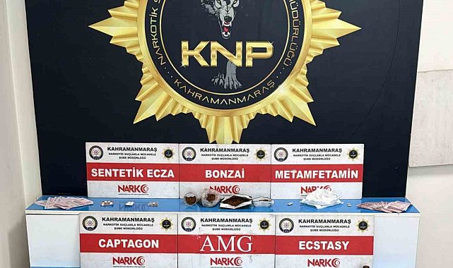 Kahramanmaraş'ta uyuşturucu operasyonu: 3 tutuklama