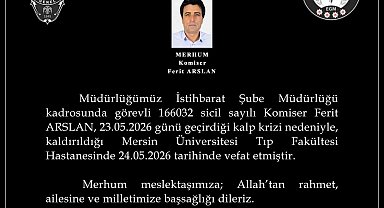 Kalp krizine yenilen komiserin naaşı memleketi Diyarbakır'a gönderildi