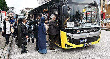 Karabük'te 65 yaş altına ücretsiz ulaşım kaldırıldı