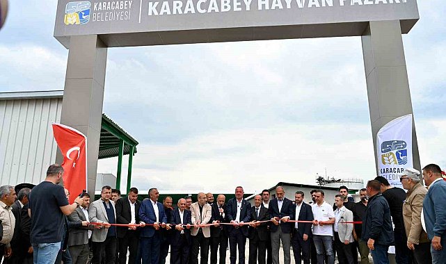 Karacabey Belediyesi hayvan pazarı hizmete açıldı