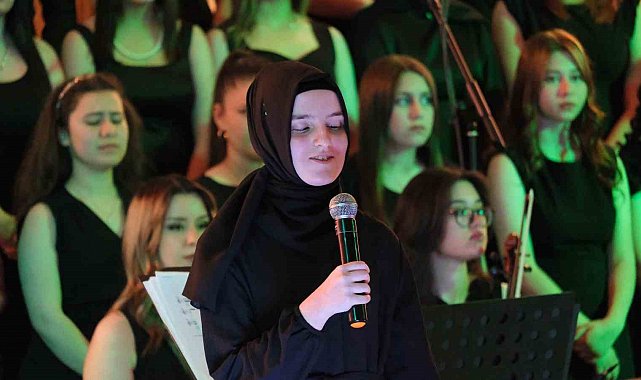 Karaman'da lise öğrencilerinden konser