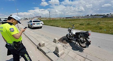 Karaman'da motosiklet kazası: 1 yaralı