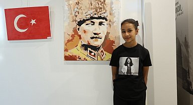 Kartepe'de 19 Mayıs ruhu tuvallere yansıdı