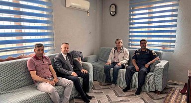 Kaymakam Gündoğdu şehit aileleri ve gazilerle bayramlaştı