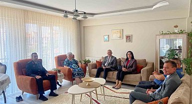Kaymakam Güngör'den şehit ailelerine bayram ziyareti
