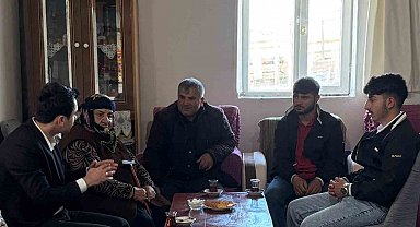Kaymakam Tutal'dan şehit ailesine bayram ziyareti
