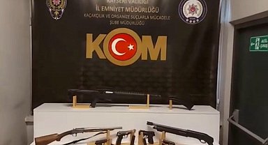 Kayseri'de silah ticareti yapan 2 şahıs yakalandı