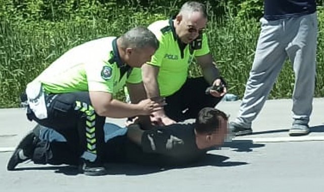 Kaza sonrası kaçan alkollü sürücü kovalamacada yakalandı: 342 bin 719 lira para cezası yazıldı
