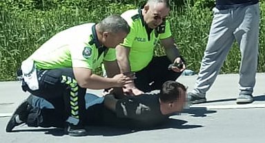 Kaza sonrası kaçan alkollü sürücü kovalamacada yakalandı: 342 bin 719 lira para cezası yazıldı